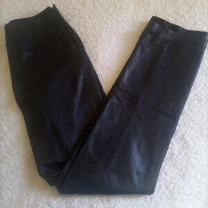 Genuine Leather Pants Women Sz 6 Tall